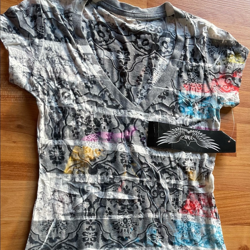 Shirt dress - NEW with tags. tie dye, burn-out